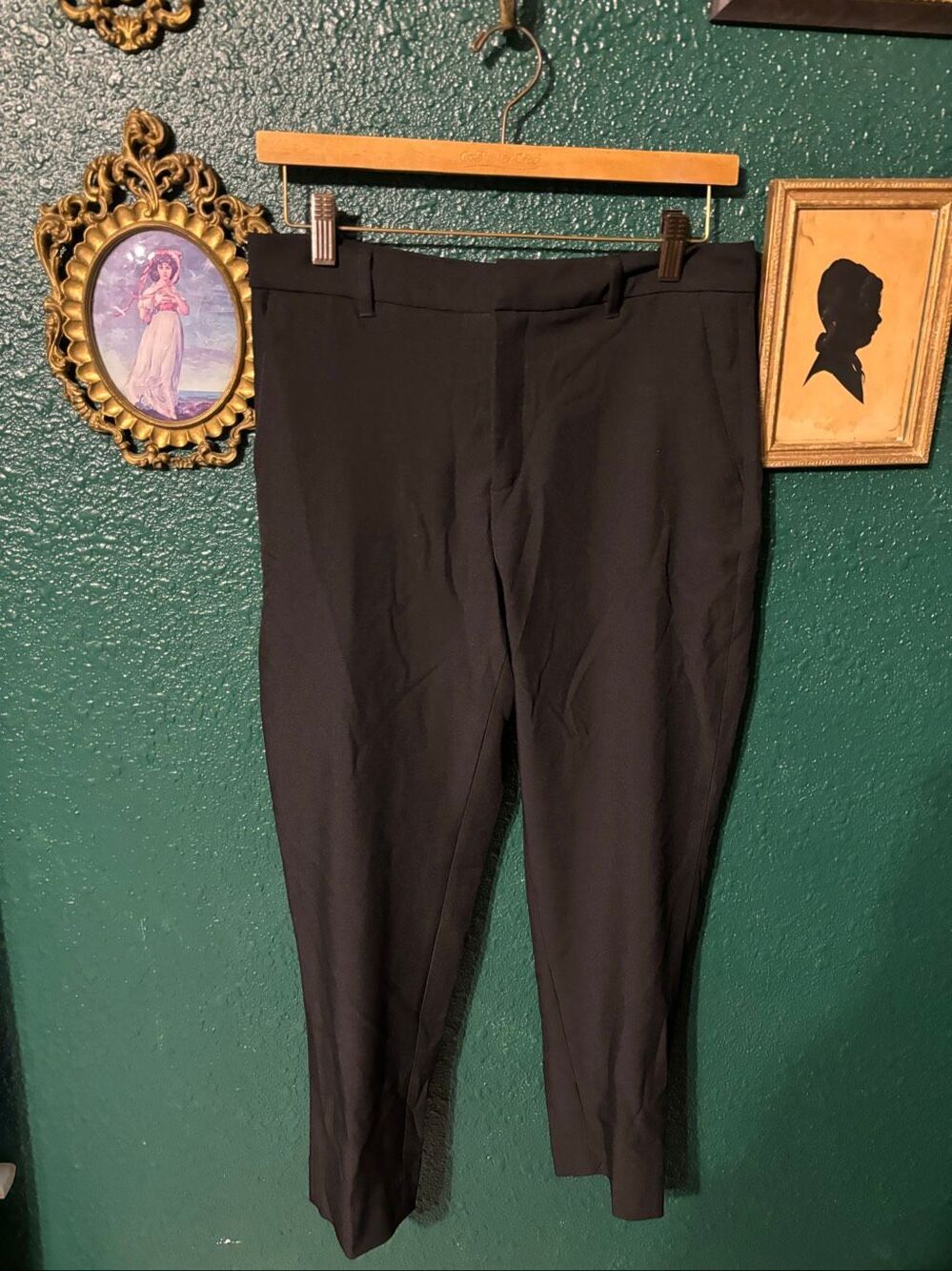 Banana Republic Black Sculpted Ankle Pants Sz 6 Petite